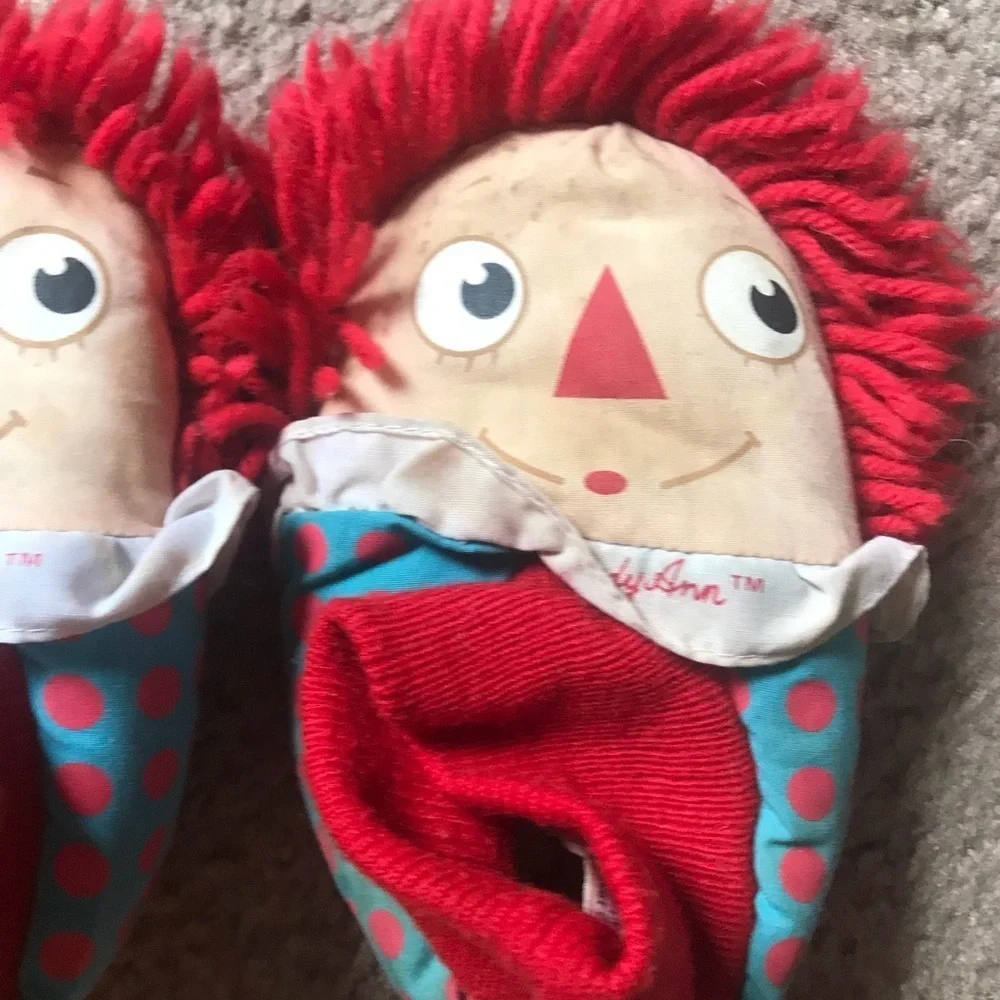 Rare Vintage 1980’s Raggedy Ann Slippers